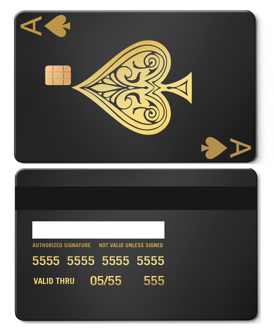 Ace of Spades Card