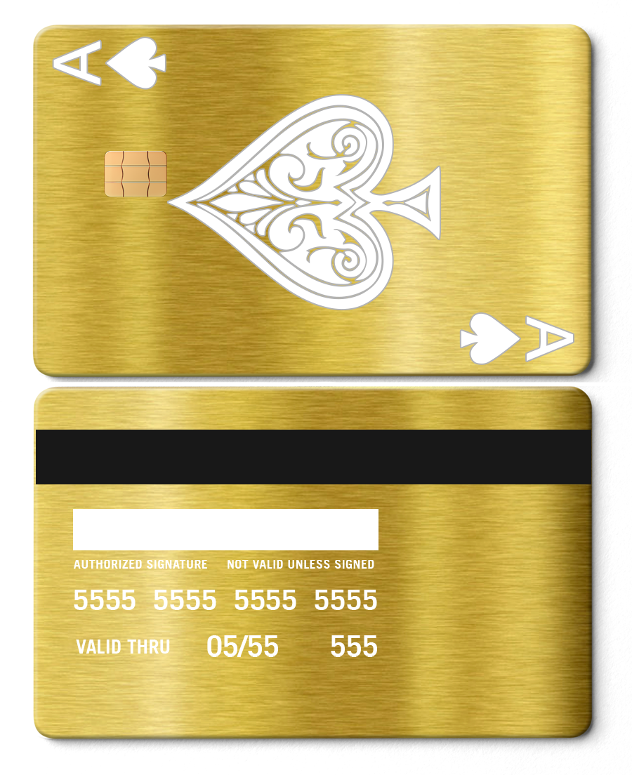 Ace of Spades Card