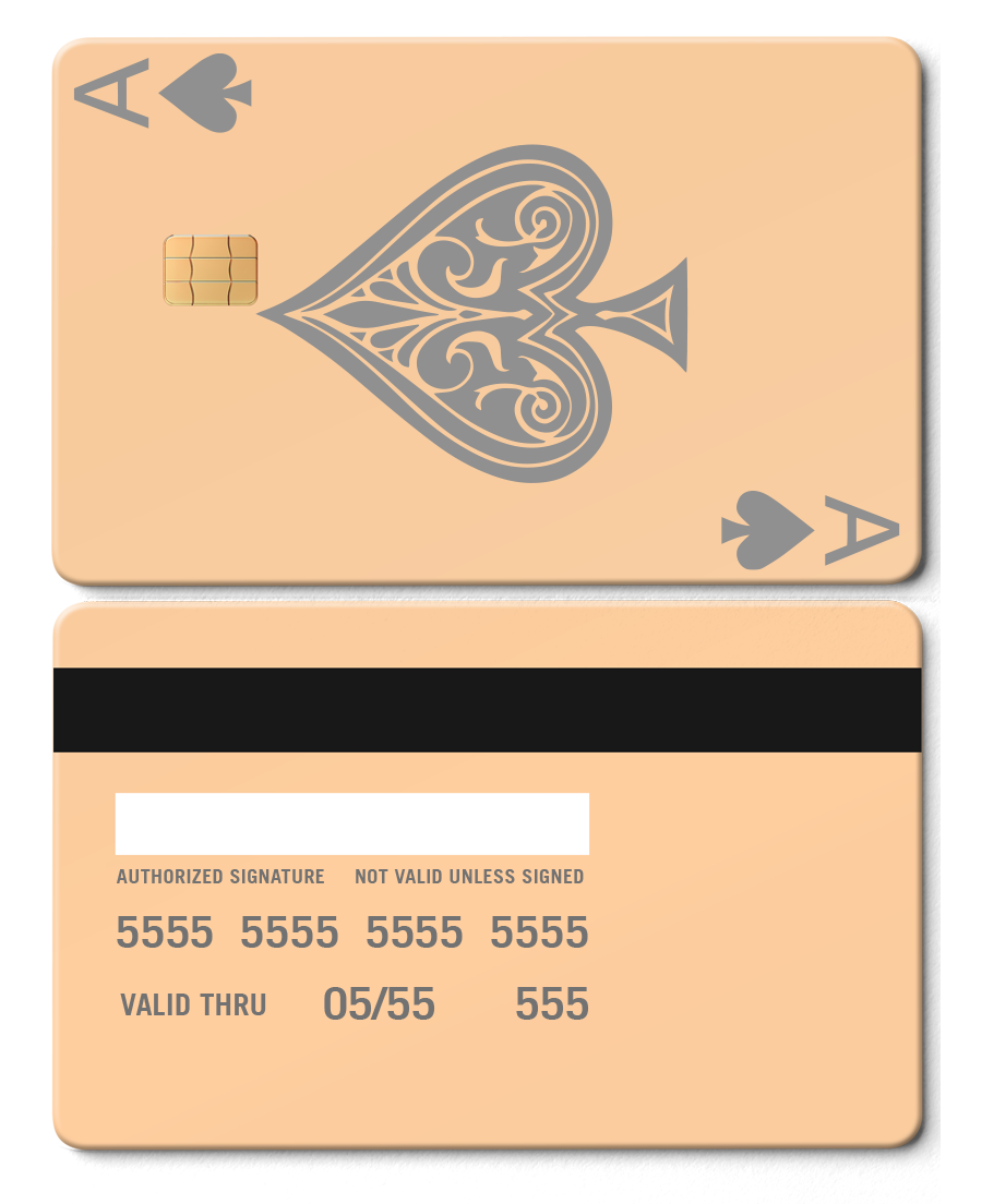 Ace of Spades Card