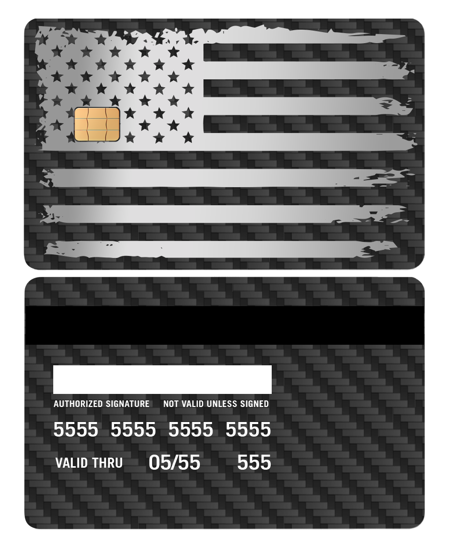 American Flag Card