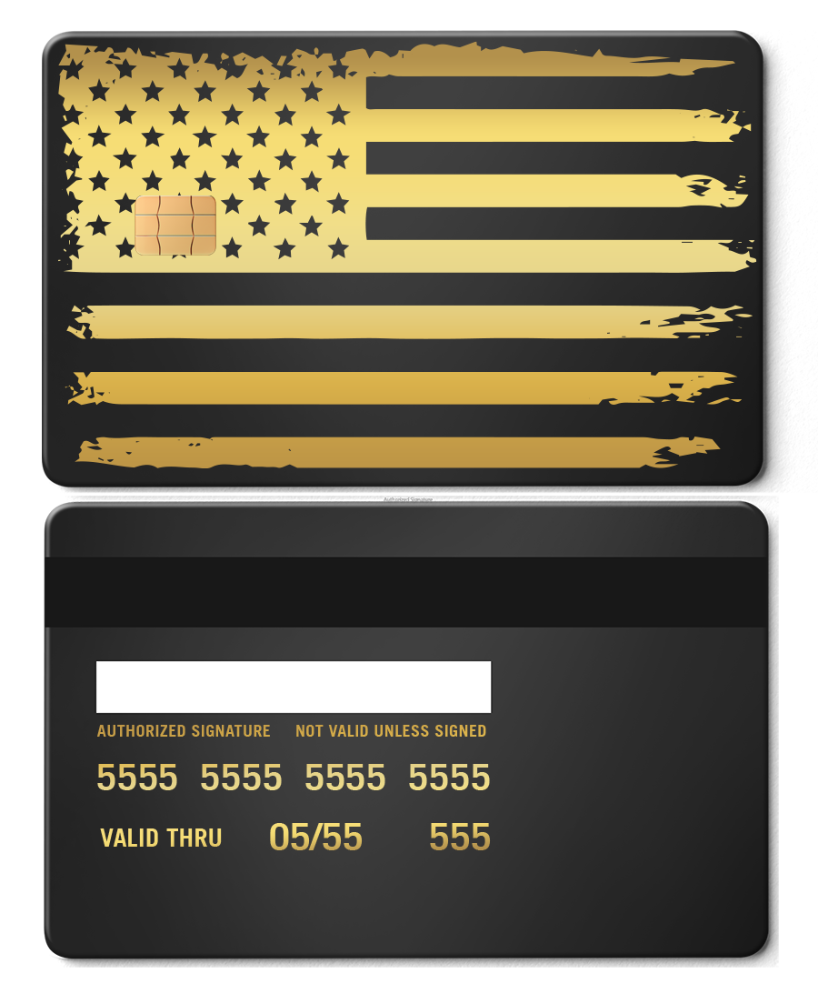 American Flag Card