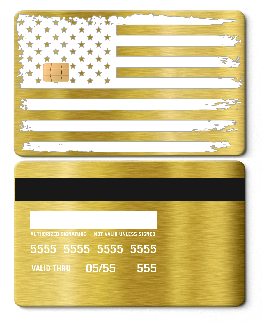 American Flag Card