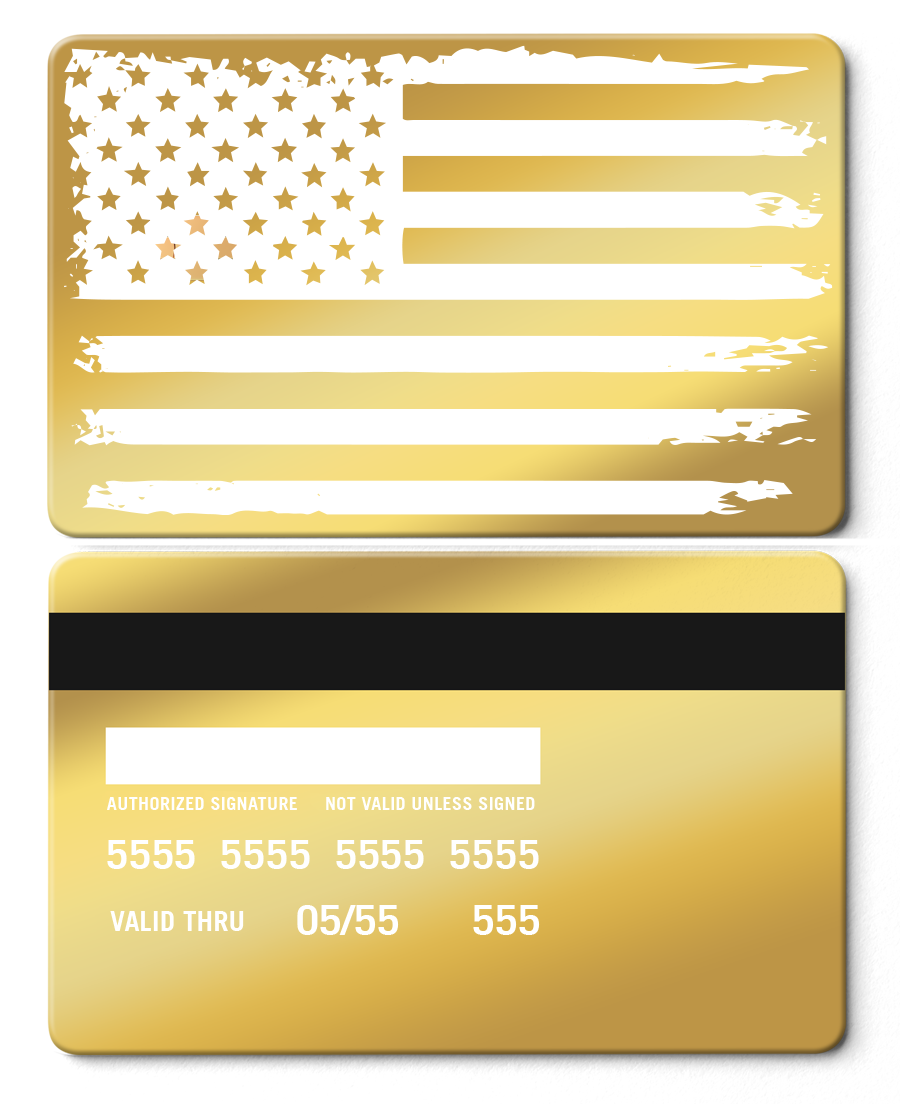 American Flag Card