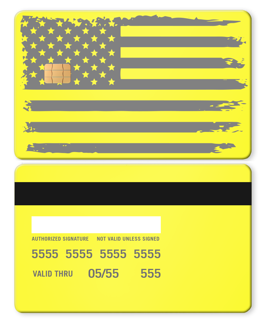 American Flag Card