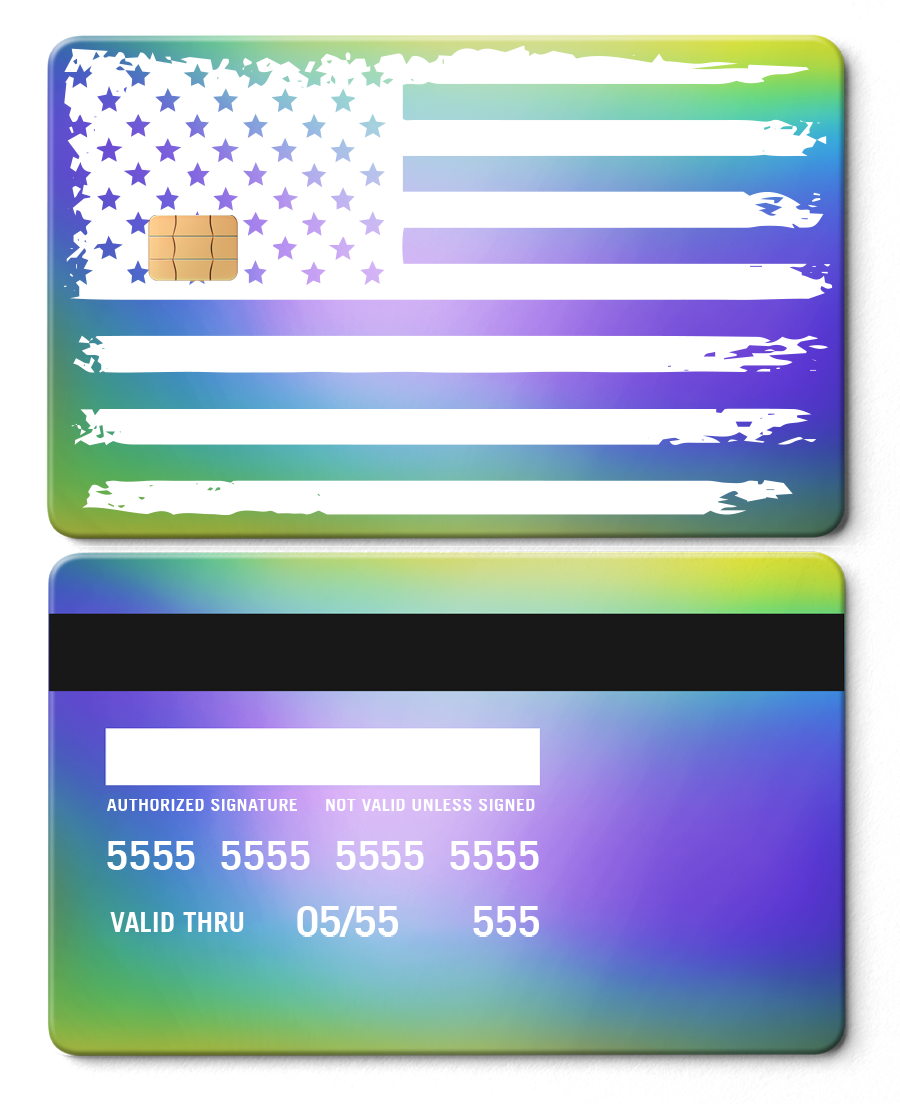 American Flag Card