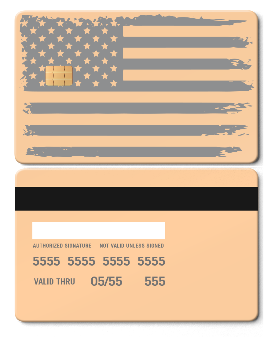 American Flag Card