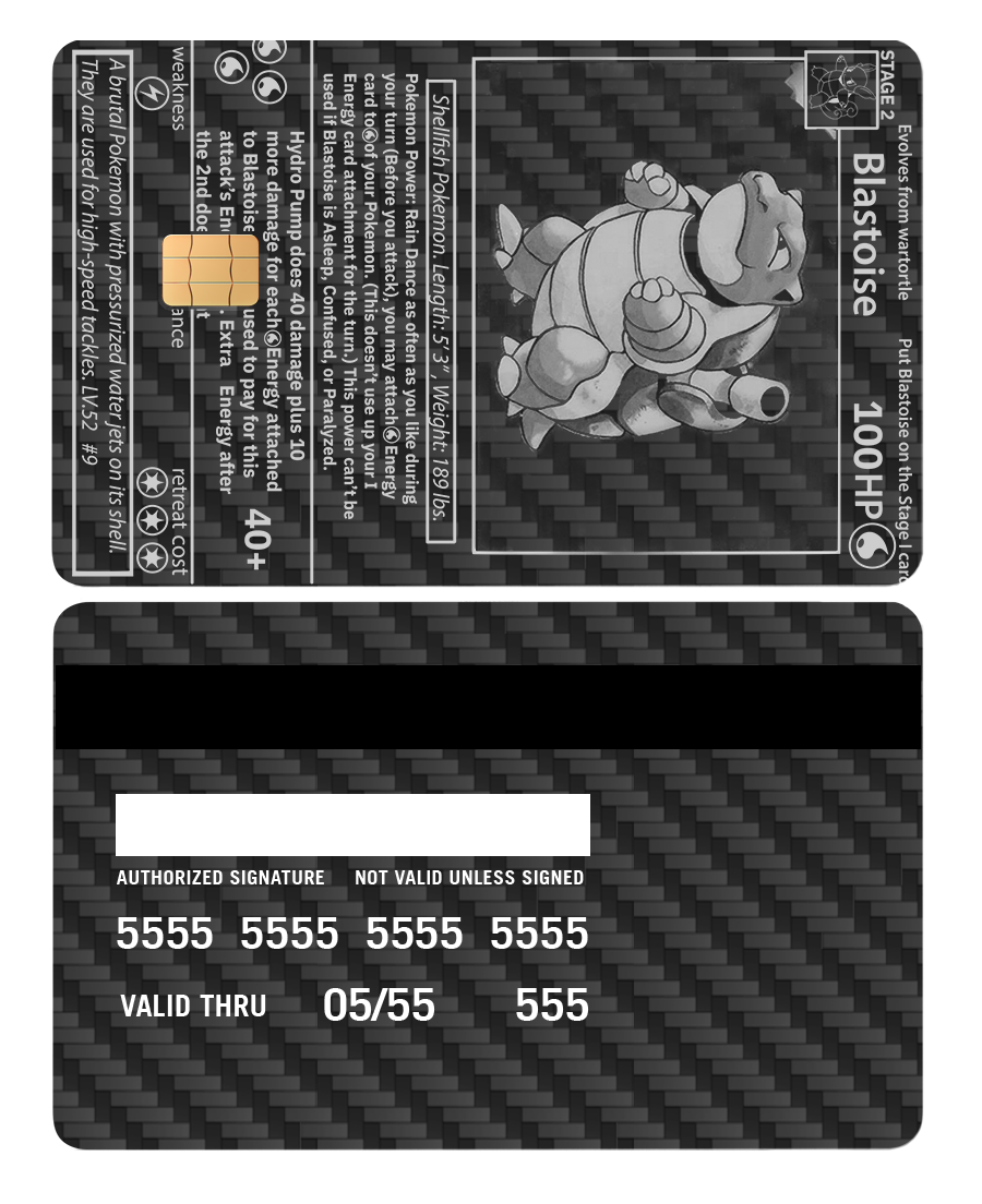 Blastoise Card