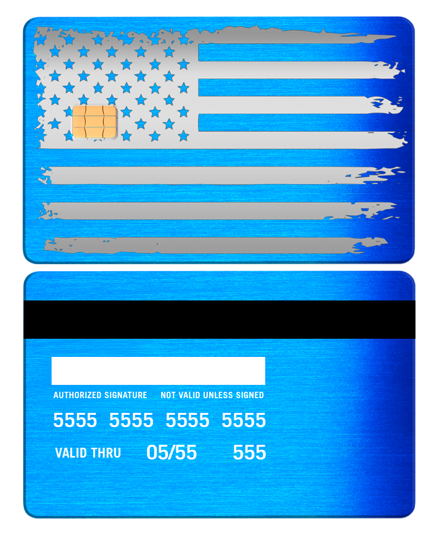 American Flag Card