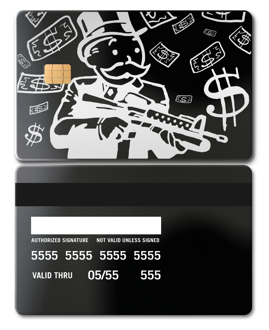 Monopoly Man Card