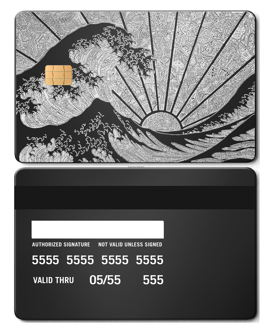 The Great Wave Card