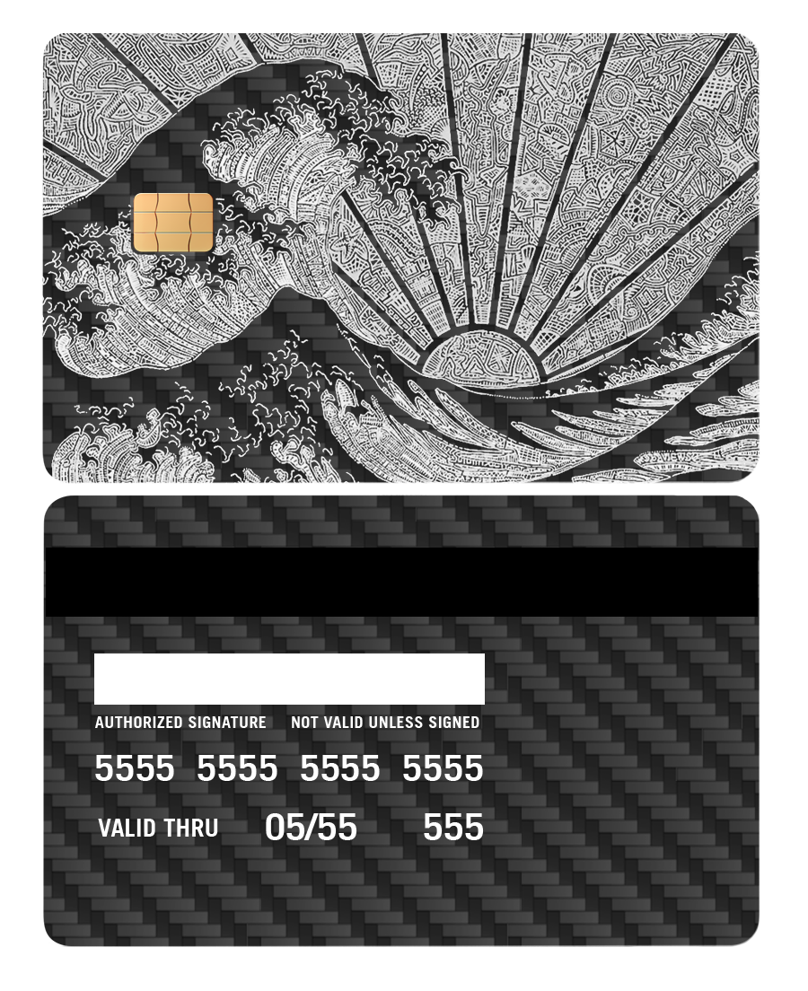 The Great Wave Card