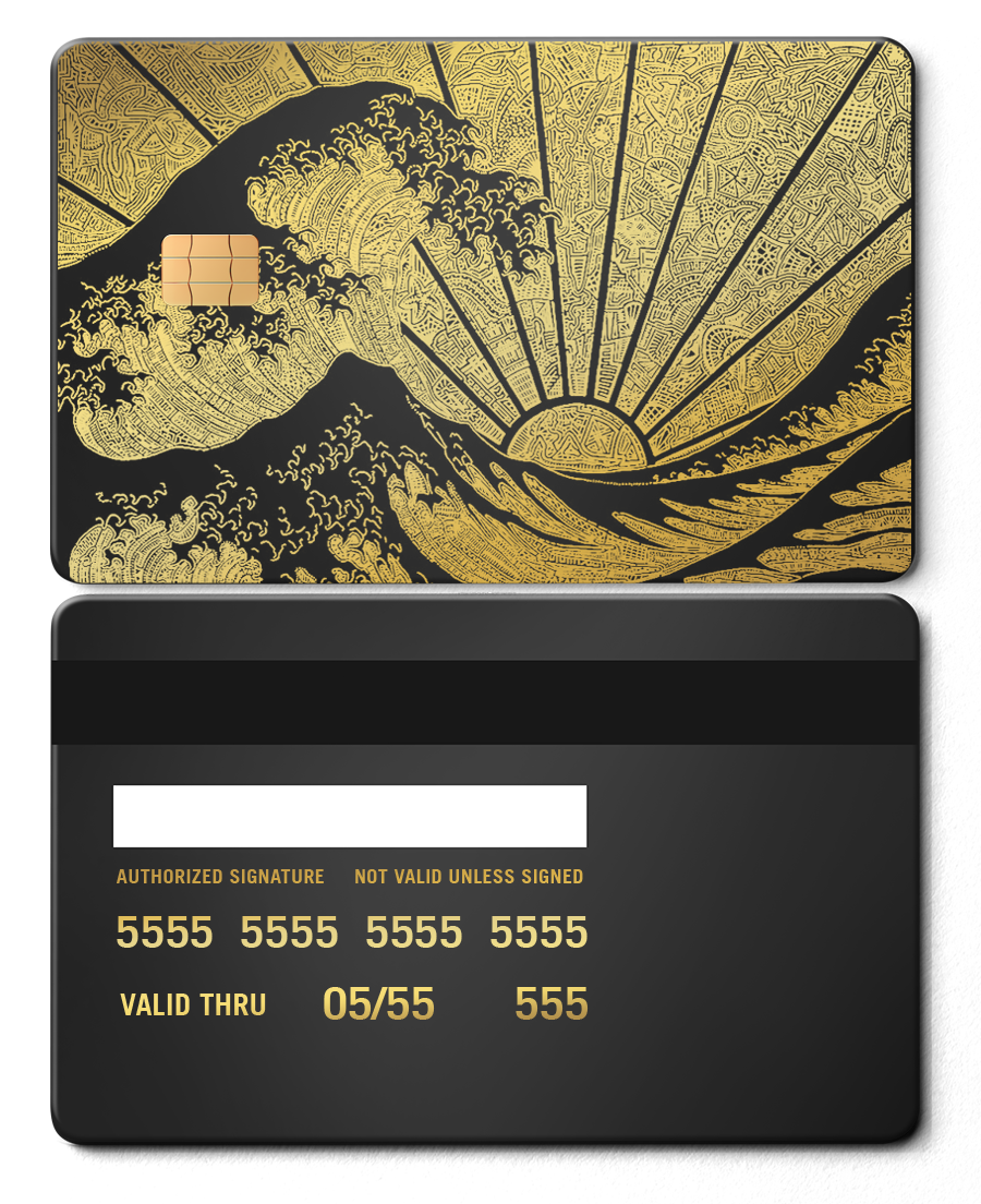 The Great Wave Card