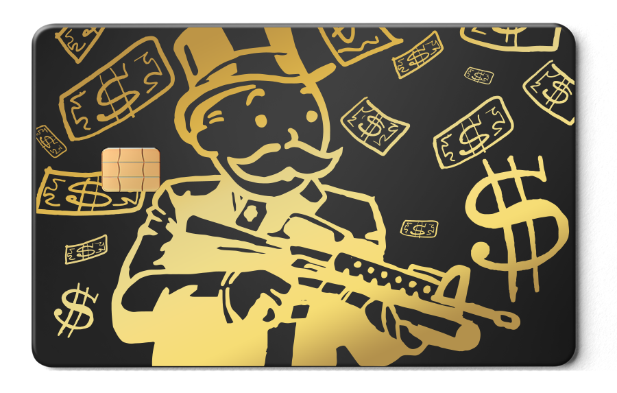 Monopoly Man Card